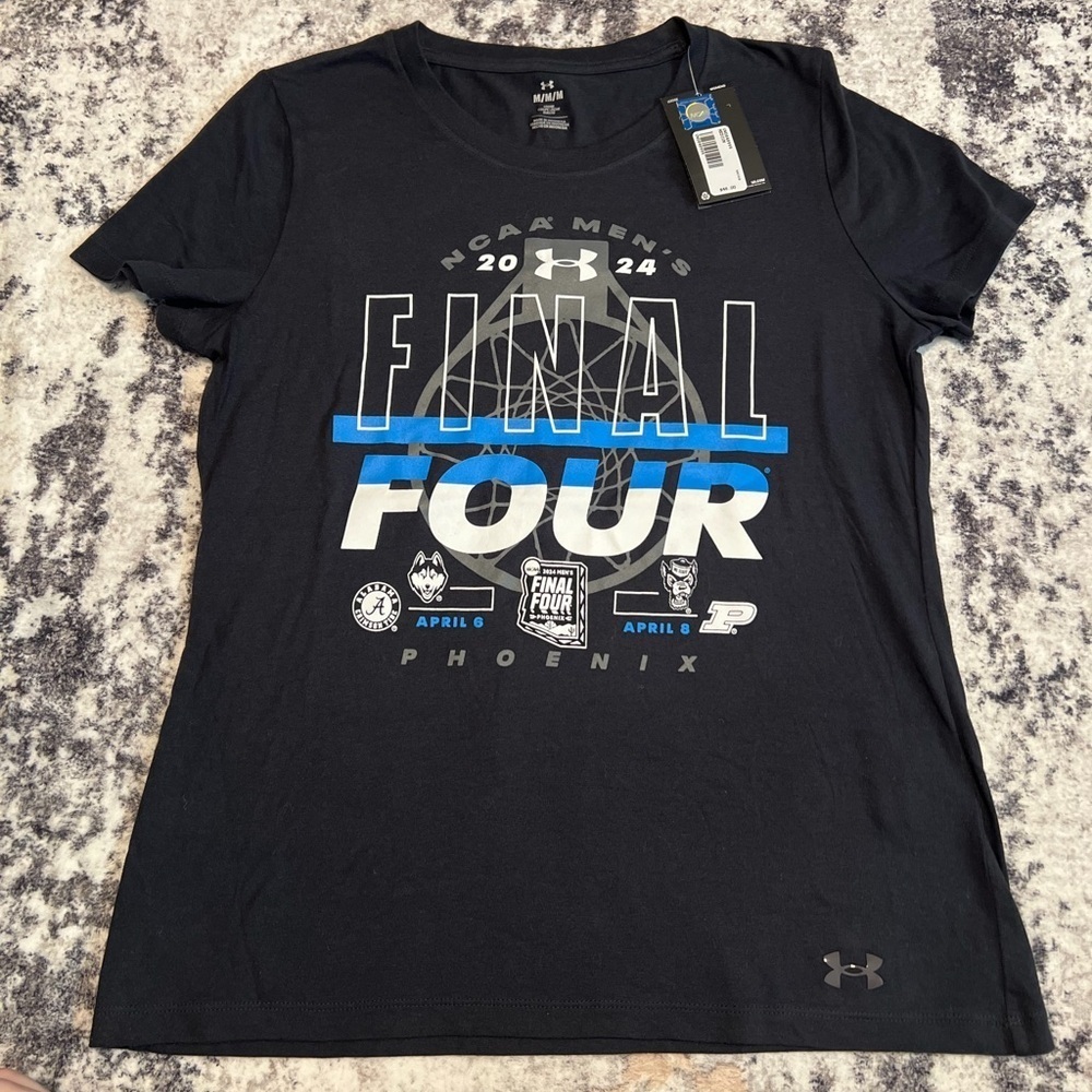 NWT Women’s Under Armour 2024 NCAA Men's Final Four T-shirt